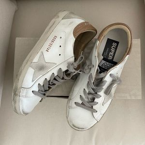 Golden Goose Super-Star Classic with Spur White/Light Brown Size EU36/US6
